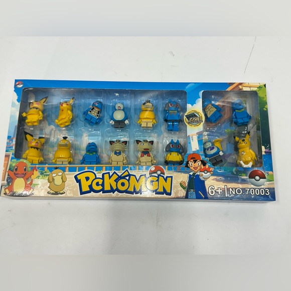 Pokemon Other - Pokémon Action Figures + Accessories Building Bricks Toy Minifigure 16+ Pcs Lot
